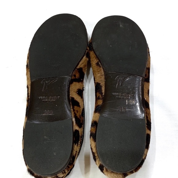 GIUSEPPE ZANOTTI Leopard Flats size 6.5 or 36.5 - Picture 6 of 6